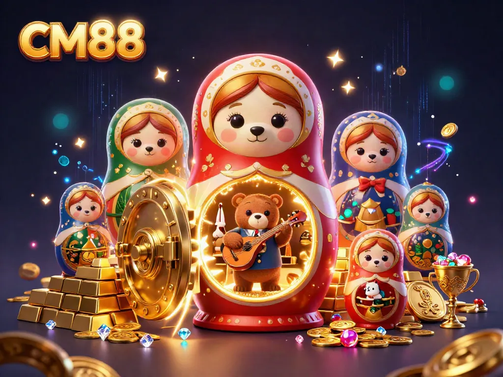 Experience the rich, vibrant world of cm88 casino with dynamic characters and sparkling treasures.