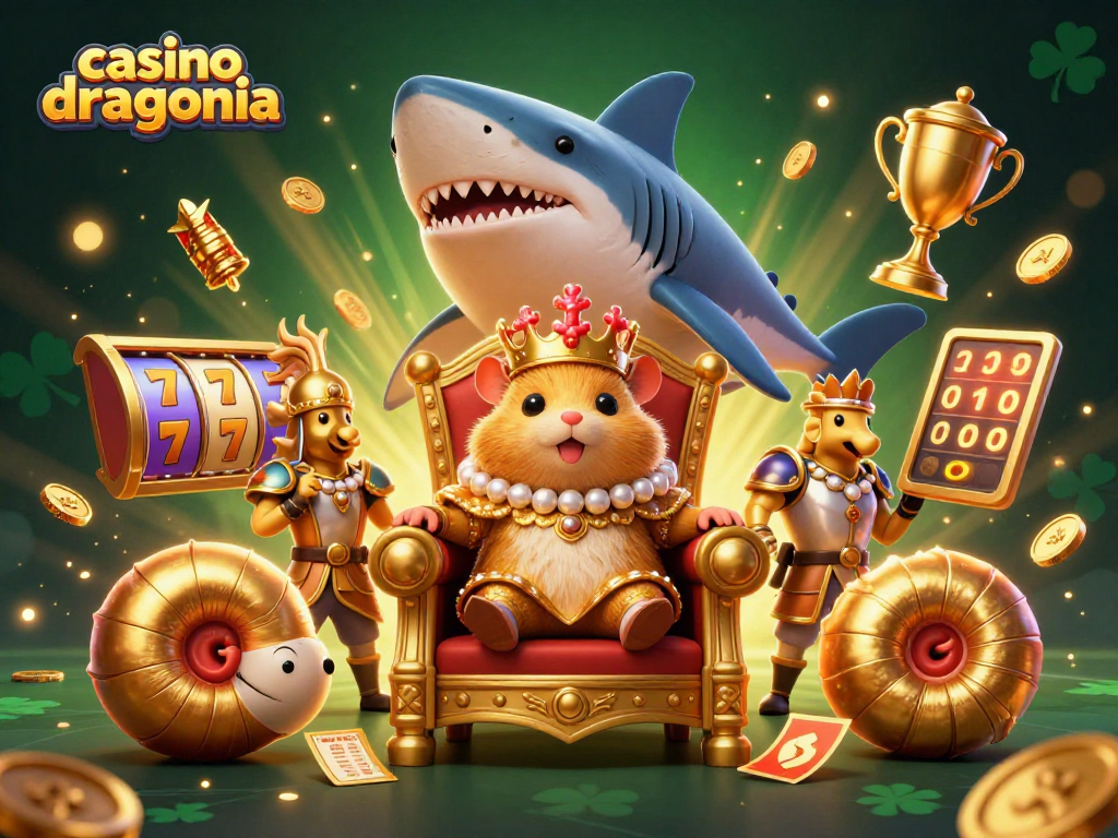 Les joueurs de casino dragonia découvrent des machines à sous captivantes, entourés de pièces d'or.
