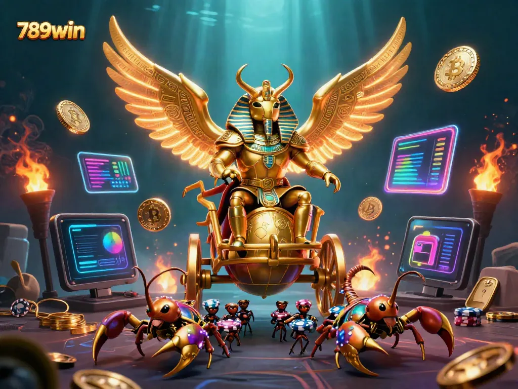 Experience thrilling gambling moments with 789win in a vibrant 3D casino scene