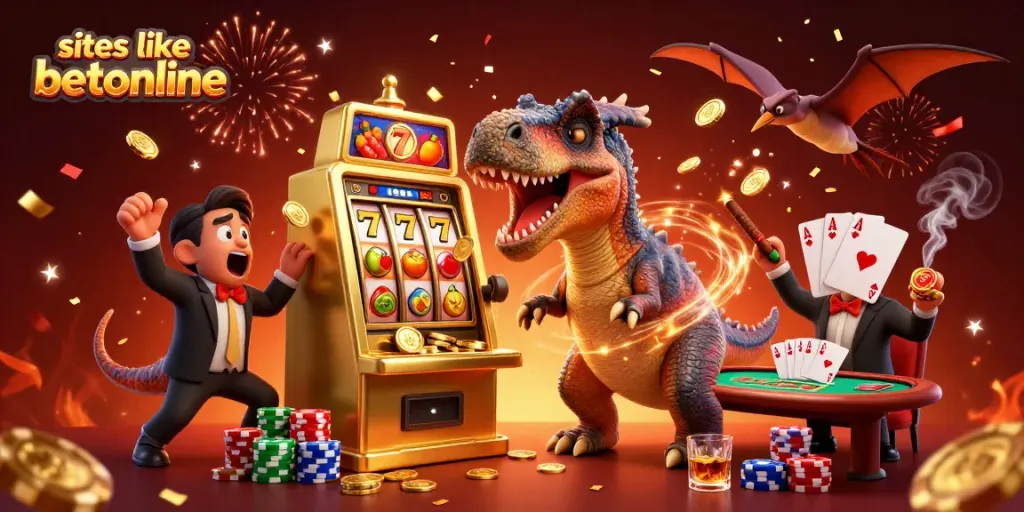 Experience thrilling jackpots at sites like betonline with a dynamic 3D casino adventure.