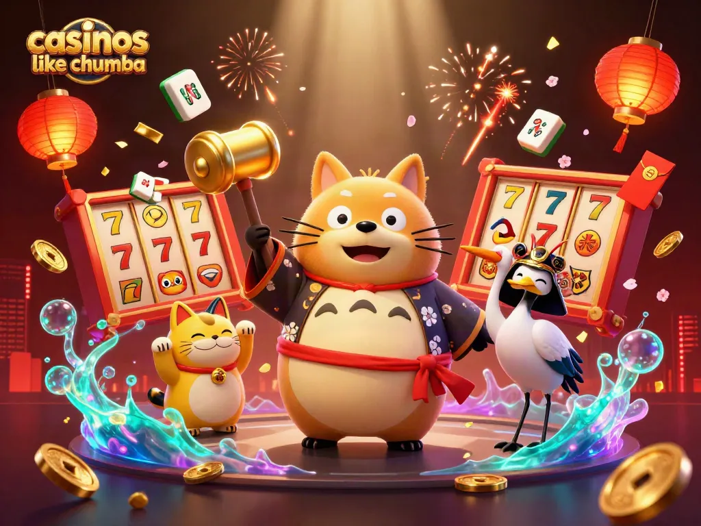 Experience the luck and excitement of casinos like Chumba with vibrant game elements.