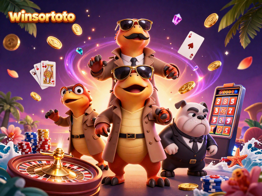 Menangkan permainan di winsortoto dengan raptors lucu di kasino VIP yang penuh harta!