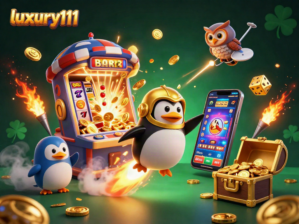 Experience the thrill of luxury111 with a cosmic journey in this vibrant casino illustration.