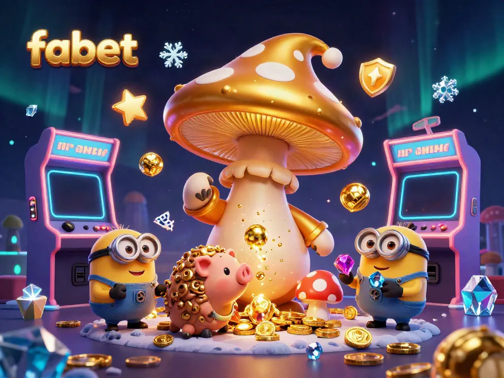 Experience winning thrills at fabet with magical 3D characters in a vibrant casino adventure scene.