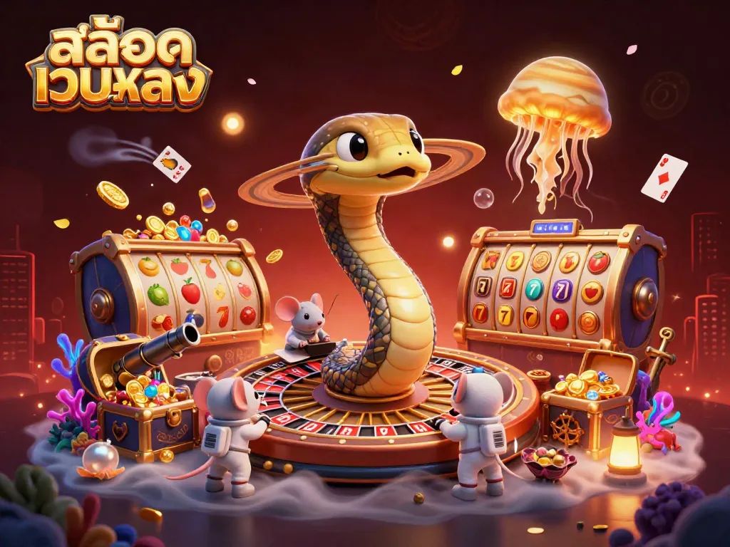 เล่นสล็อตเว็บตรงในภาพ 3D การ์ตูนที่เต็มไปด้วยความมันส์