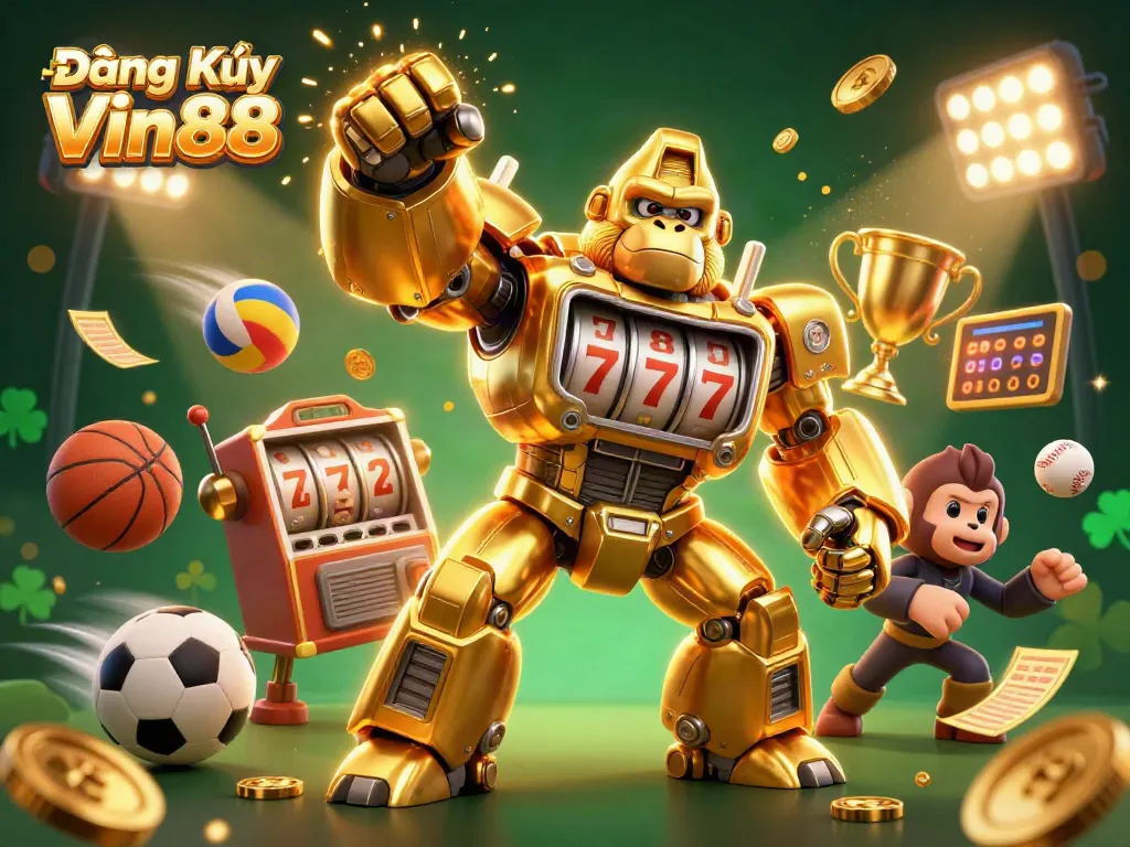 Experience the thrill with Đăng Ký Vin88, where the action of gaming meets exciting rewards in a vibrant digital scene.