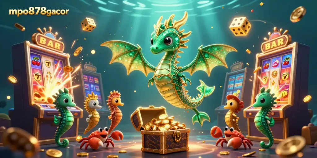 Mainkan mpo878gacor dengan beragam slot jackpot melimpah dalam ilustrasi kasino yang penuh warna.