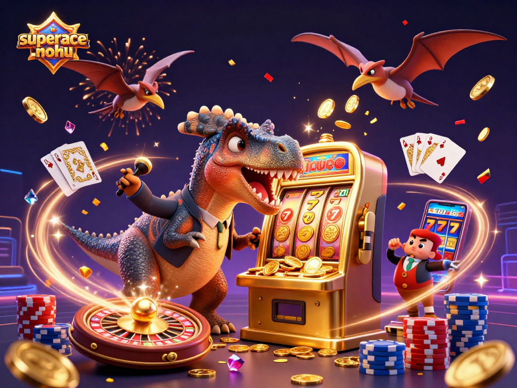 Experience the thrilling jackpot action in superace-nohu with dynamic casino gameplay, colorful characters, and exciting elements.