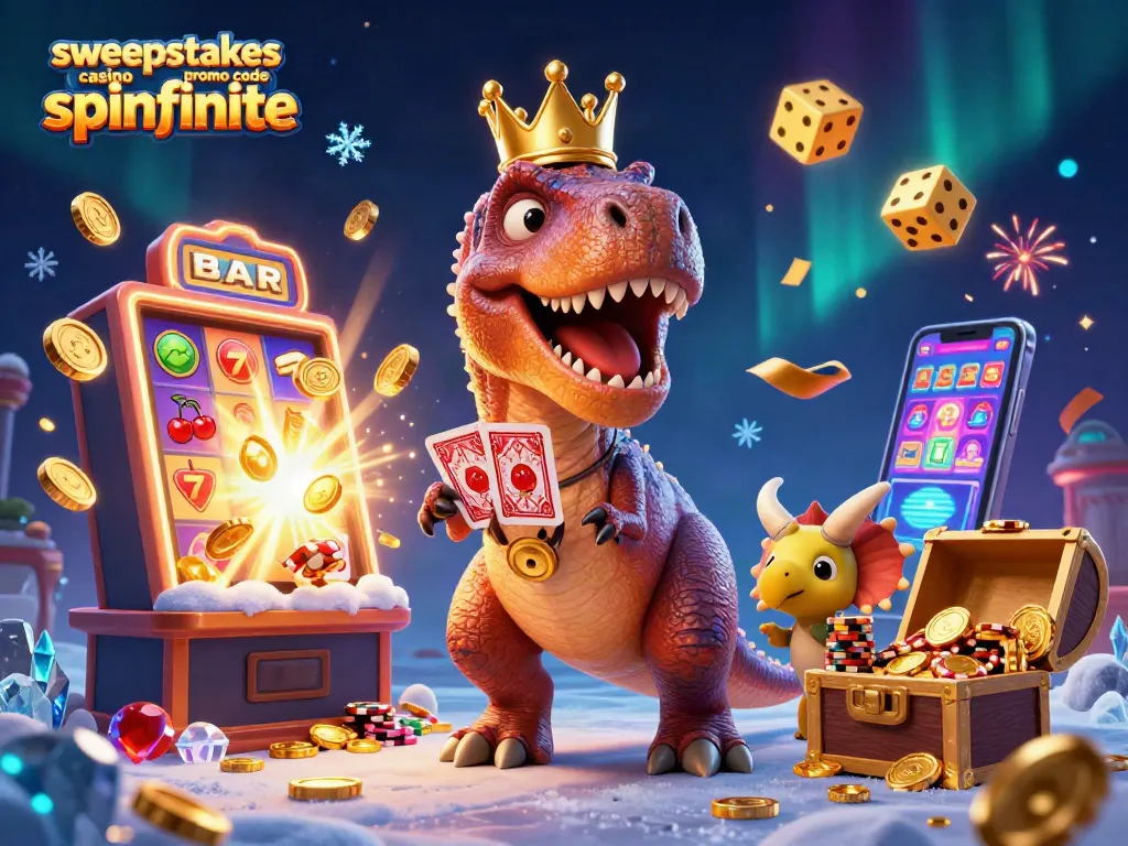 Play with sweepstakes casino promo code spinfinite to win big rewards in a vibrant casino scene.