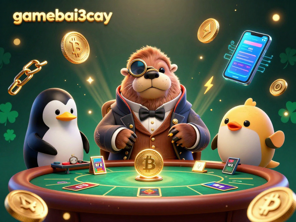 Engage in high-stakes poker at gamebai3cay with a jolly walrus, penguin dealer, and bluffing pufferfish.