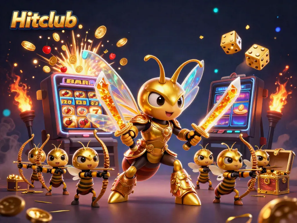 Experience thrilling gameplay at Hitclub with dynamic casino visuals and exciting characters.