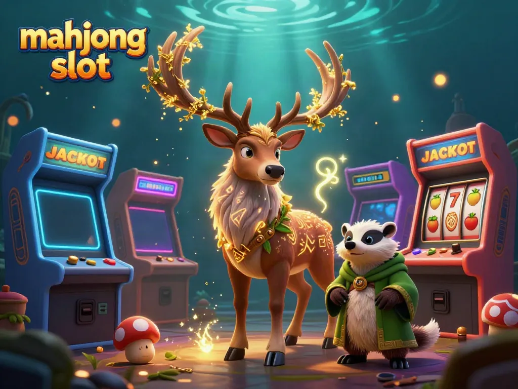 Experience thrilling mahjong slot action with vibrant 3D characters and dynamic gaming elements.
