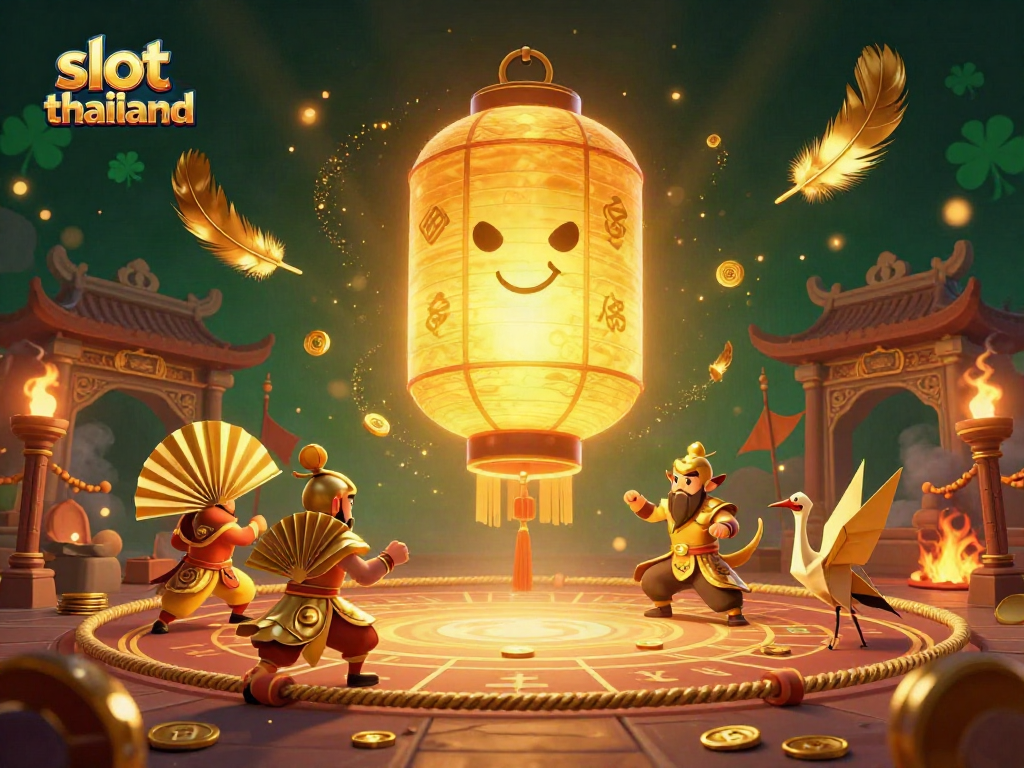 Experience the vibrant excitement of slot thailand with a magical casino illustration featuring ethereal elements and action-packed scenes.